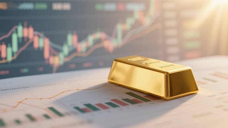 黄金投资金融趋势分析图片