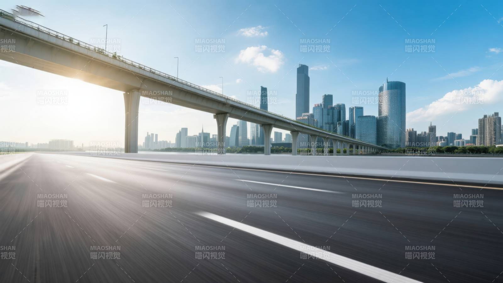 城市高架桥与公路图片