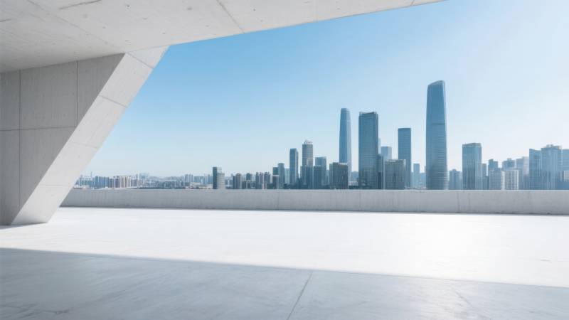 城市天际线现代建筑图片