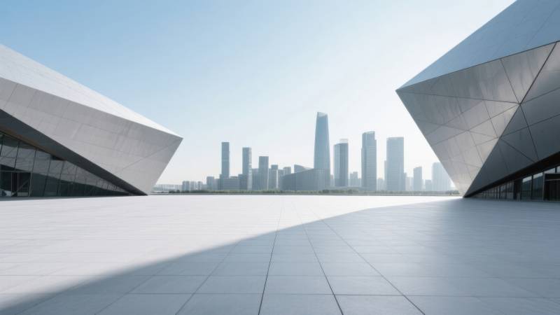 现代建筑与城市天际线图片