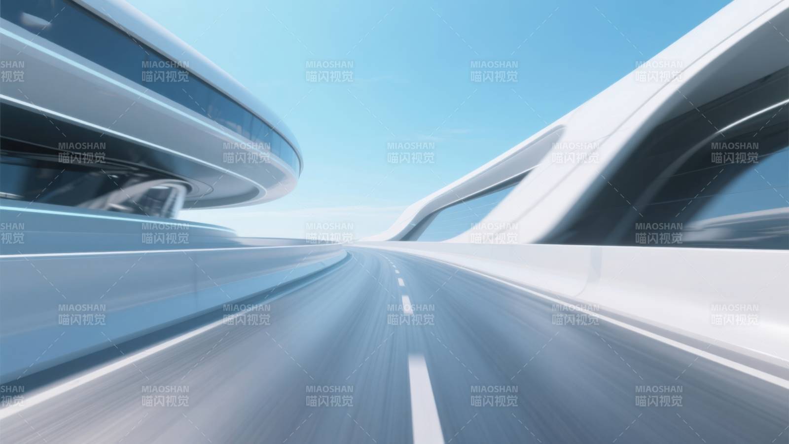 未来感高速公路图片