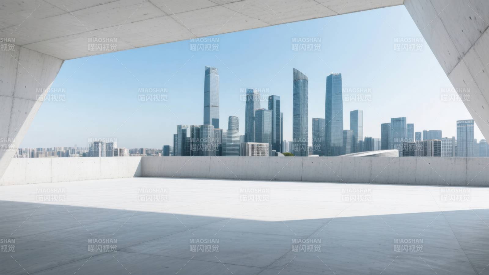 城市天际线现代建筑图片