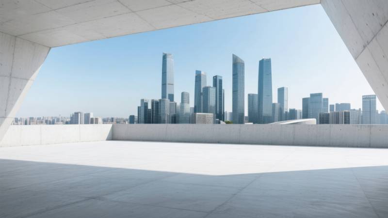 城市天际线现代建筑图片