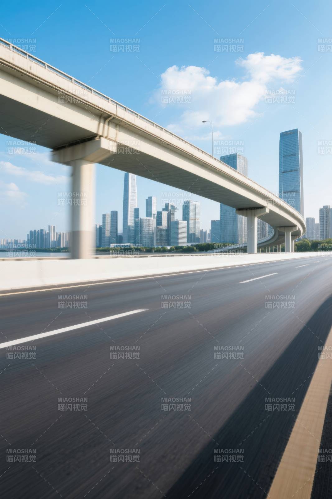 城市高架桥与公路图片