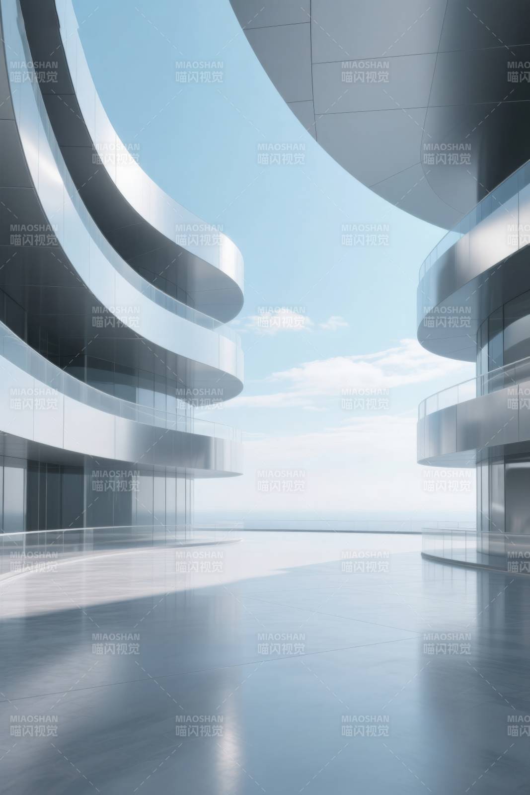 现代建筑曲线设计图片