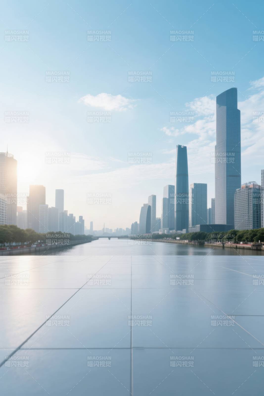 城市天际线现代建筑图片