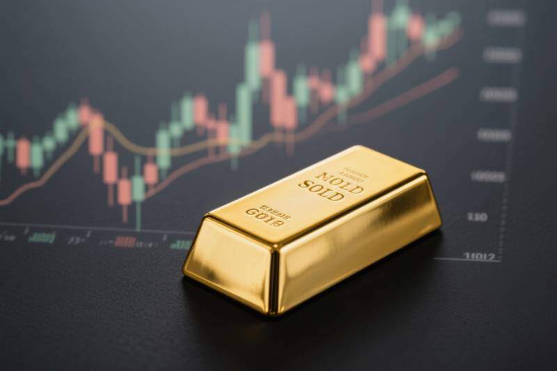 金条与股市趋势图图片