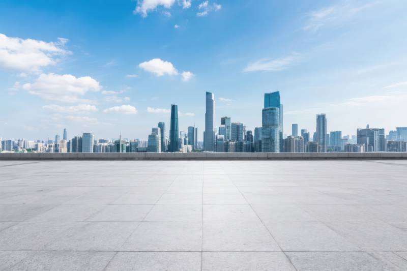 城市天际线高楼大厦图片