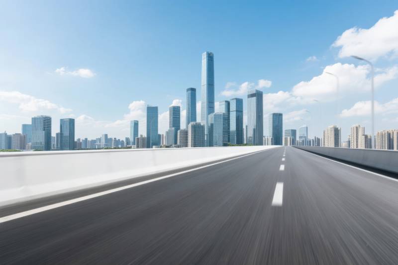 城市高架桥快速路图片