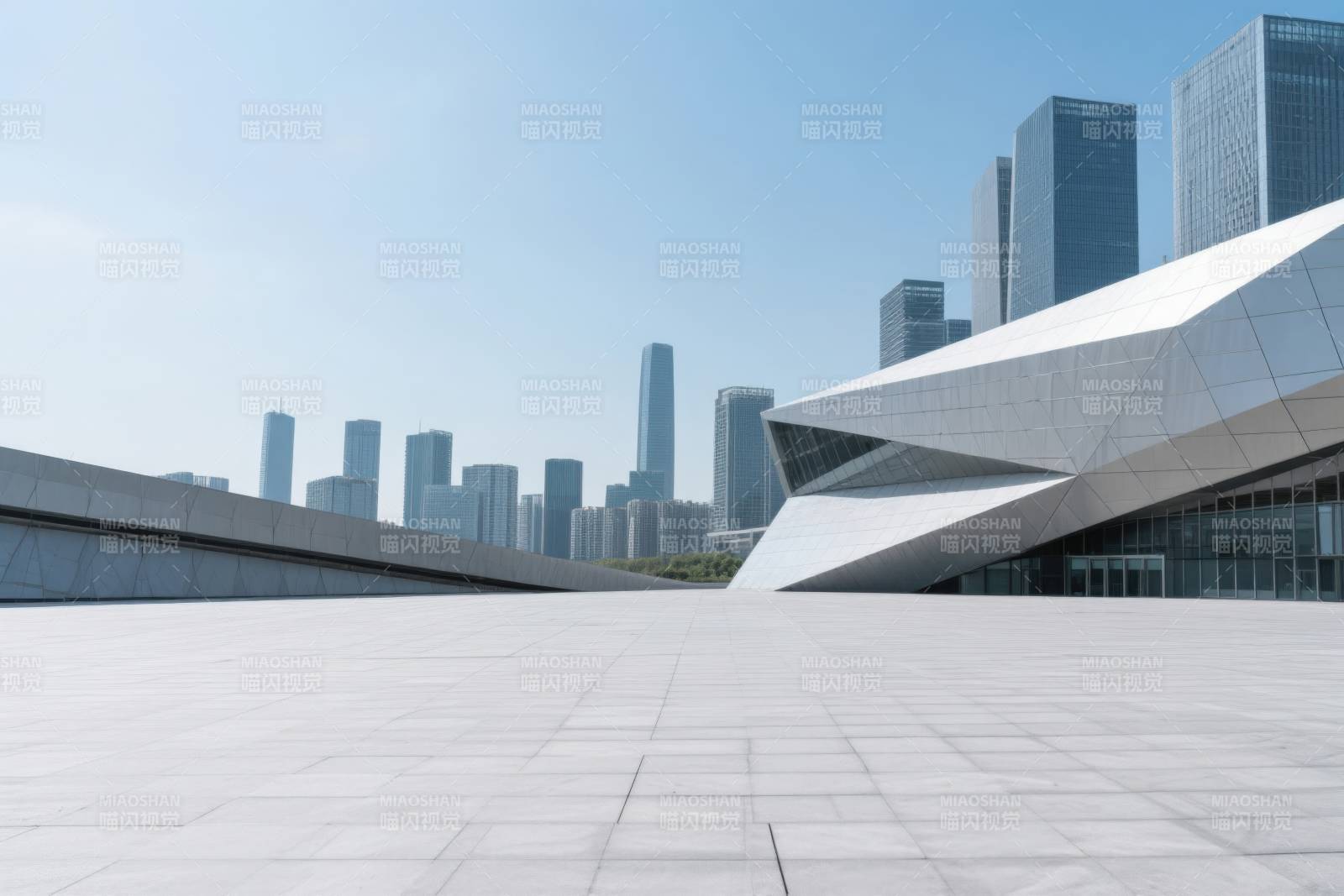 现代建筑与城市天际线图片