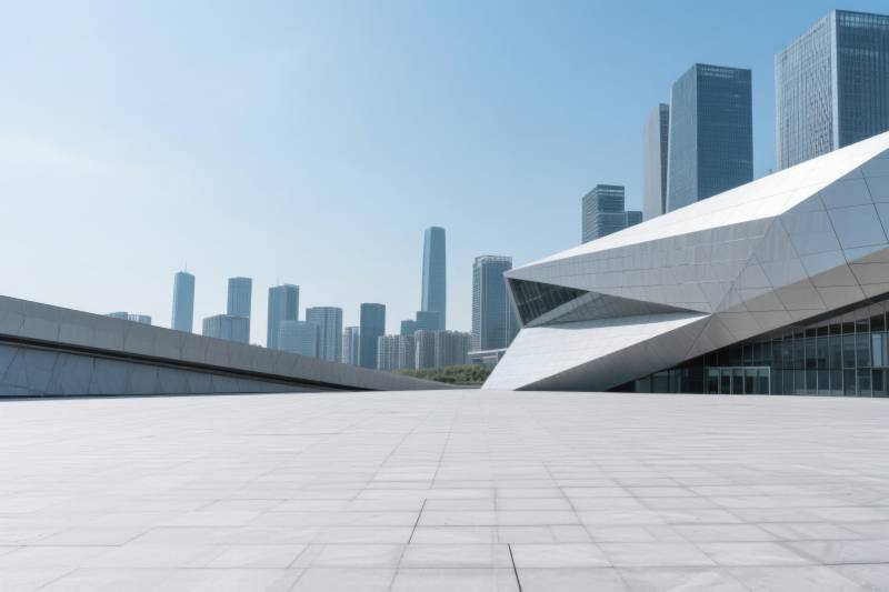 现代建筑与城市天际线图片