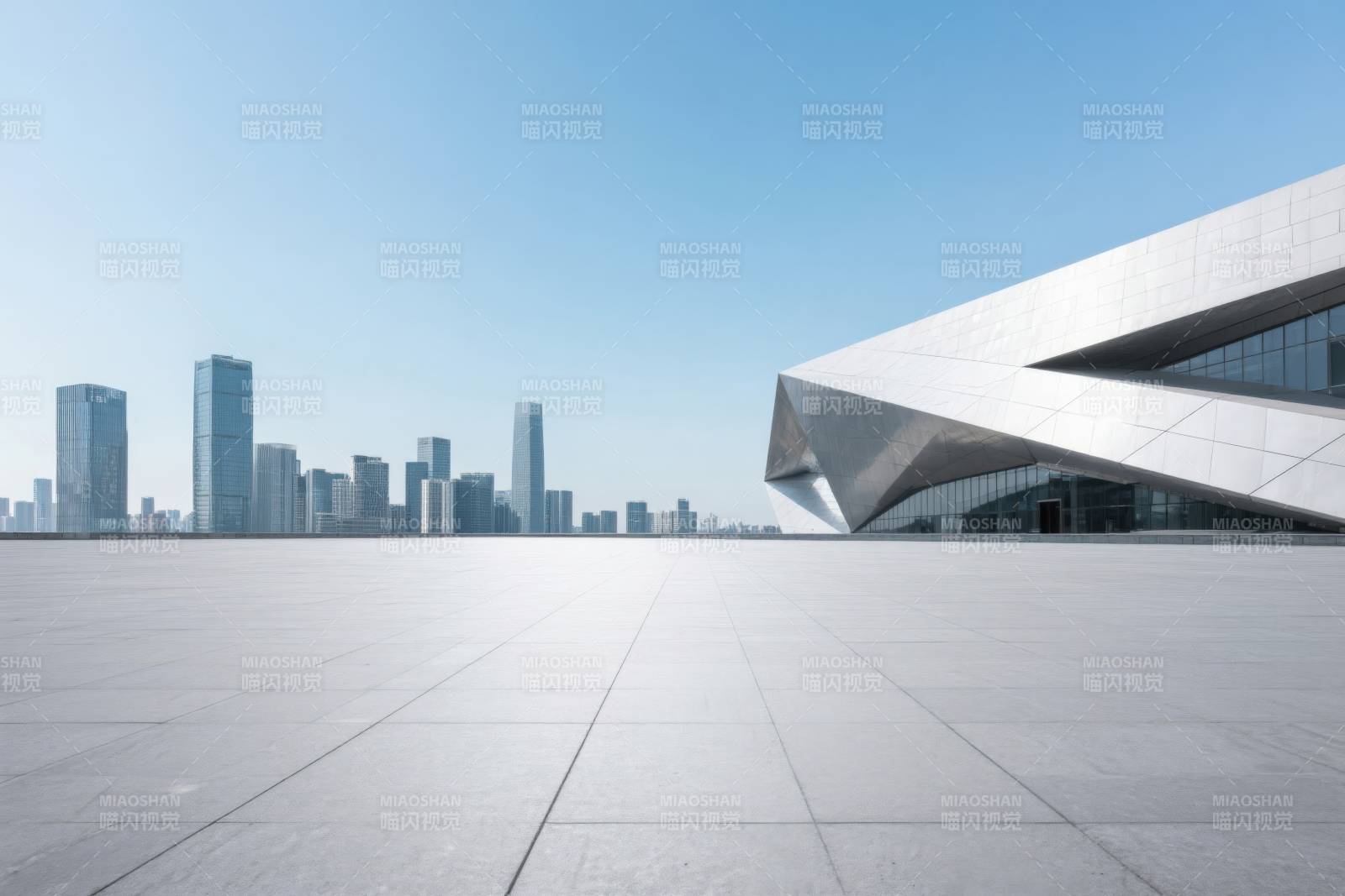现代建筑与城市天际线图片