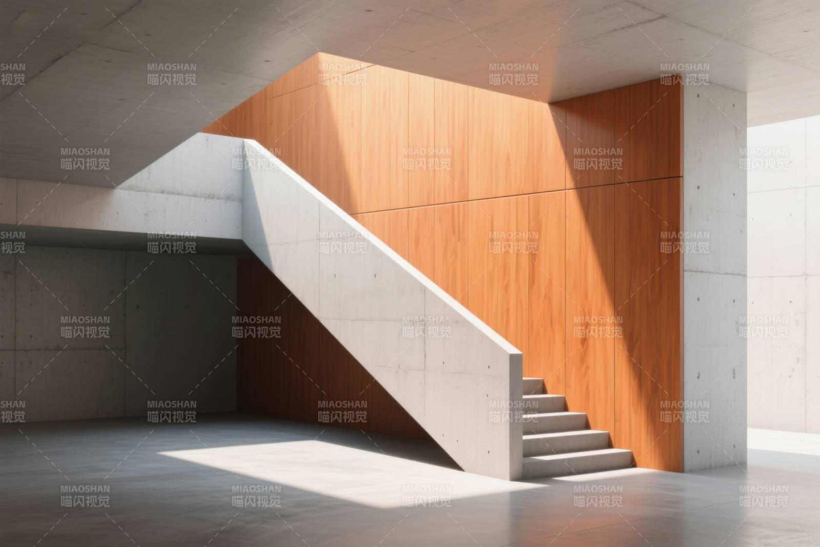 现代楼梯光影设计图片