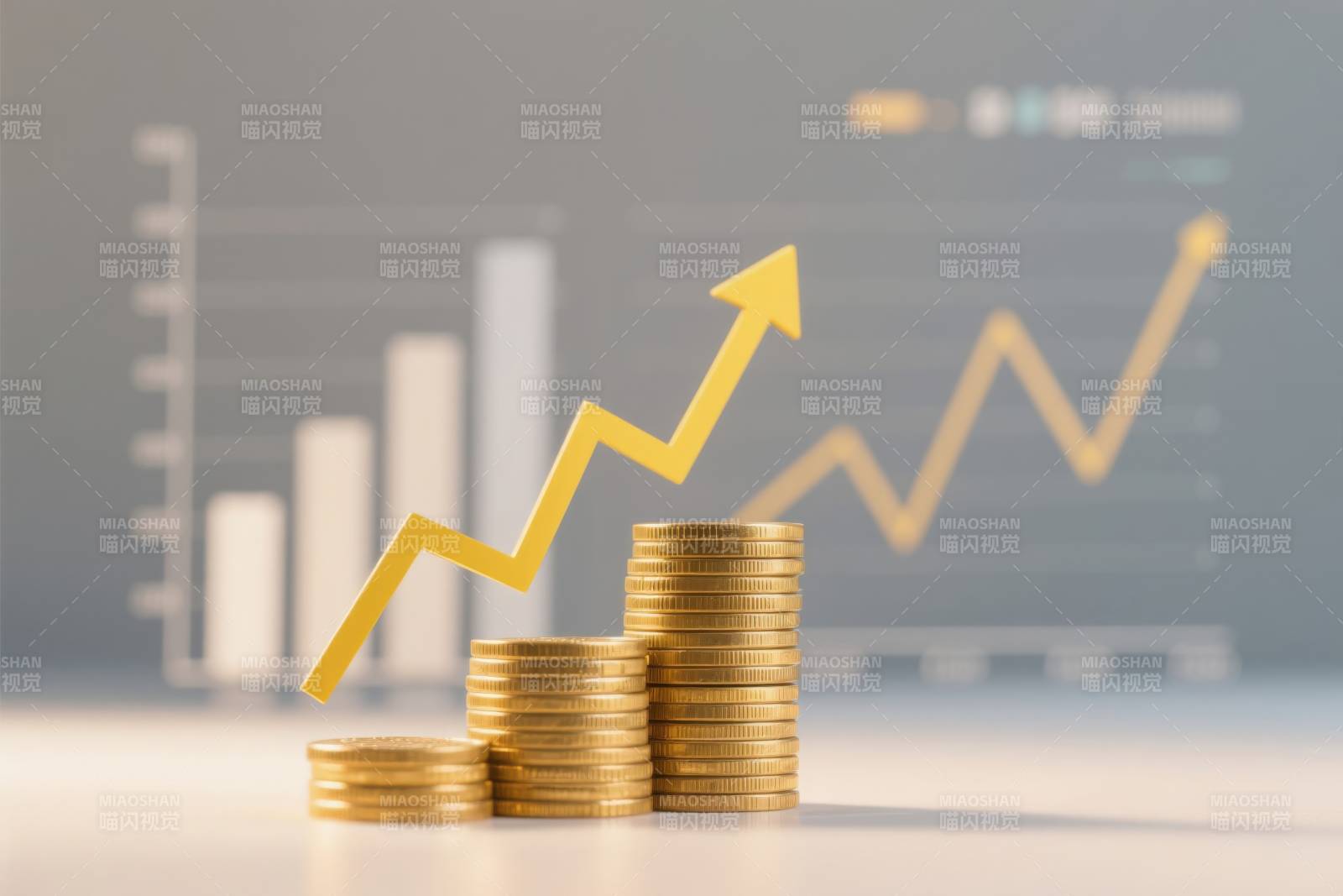 金币增长趋势图图片