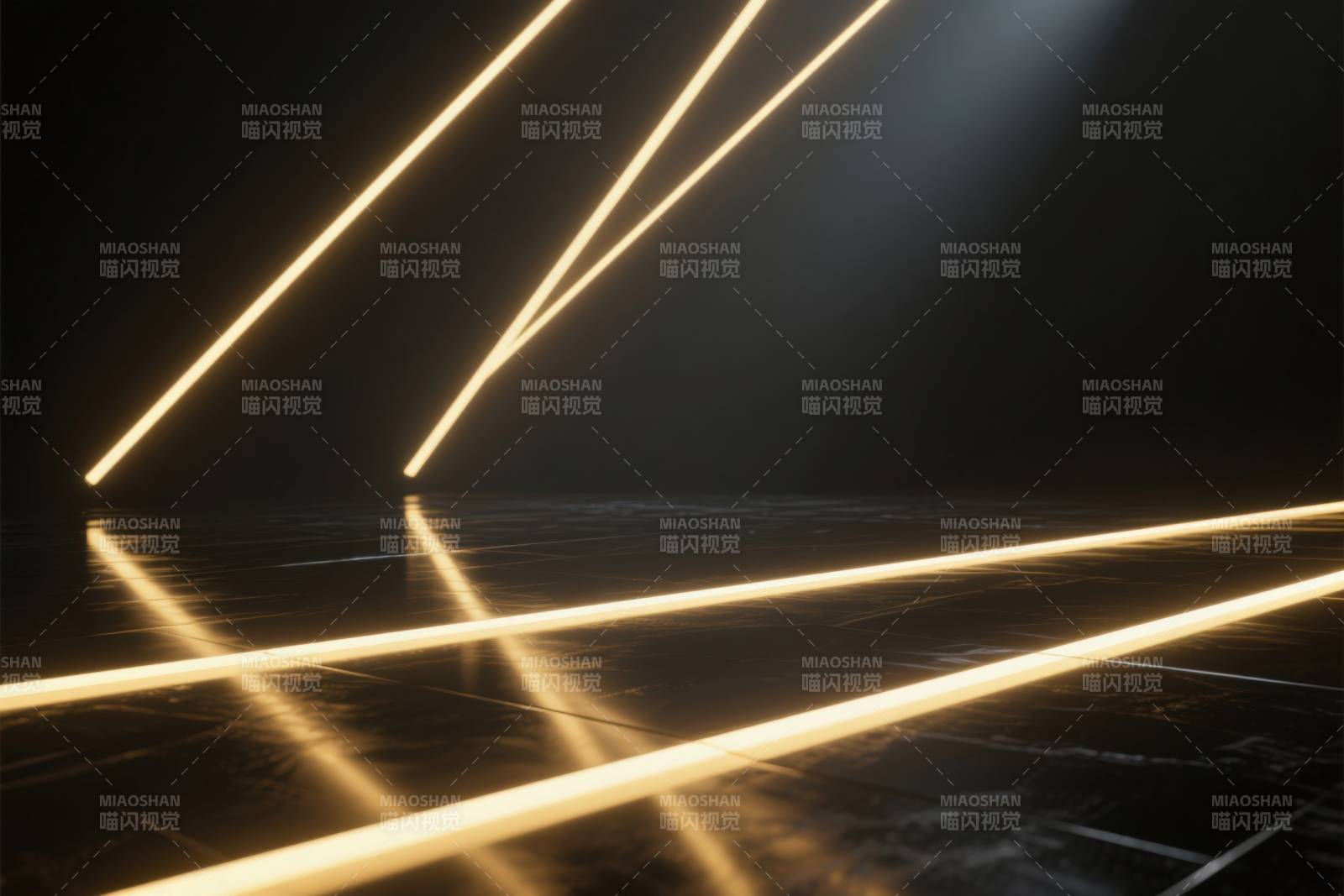 黑色背景金色光线图片