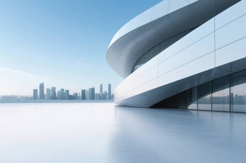 现代建筑与城市天际线图片