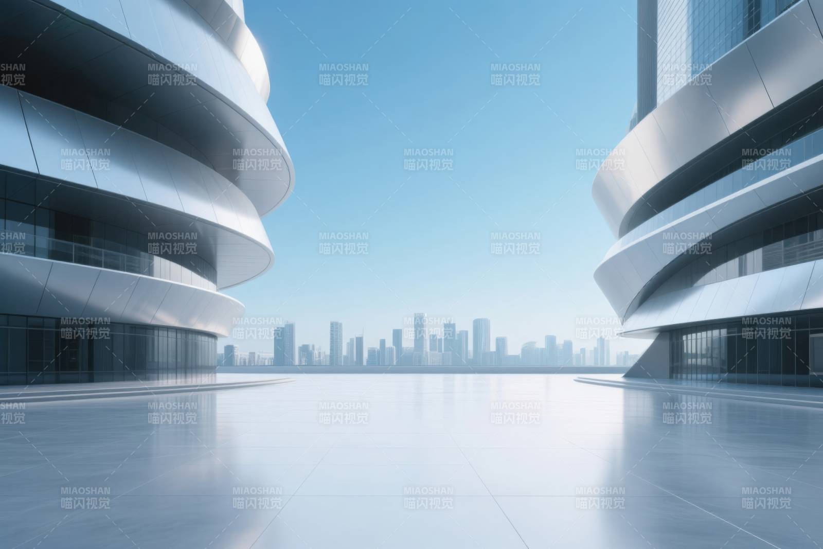 现代建筑与城市天际线图片