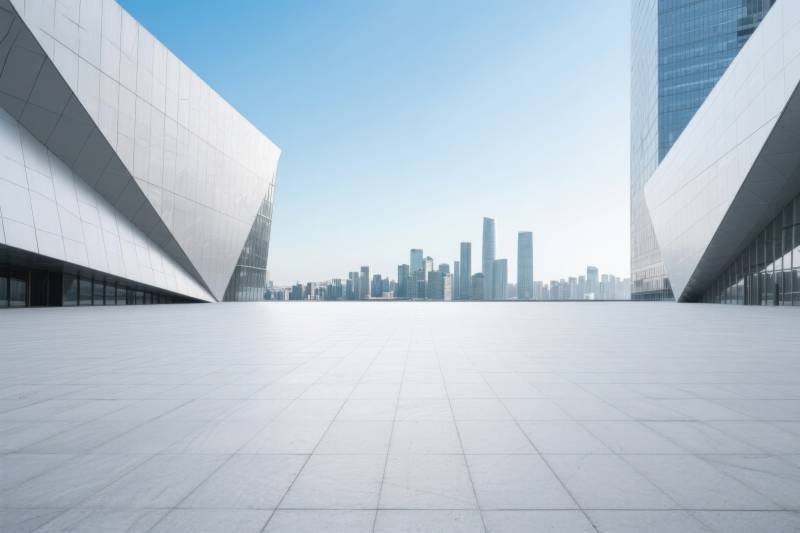 现代建筑与城市天际线图片