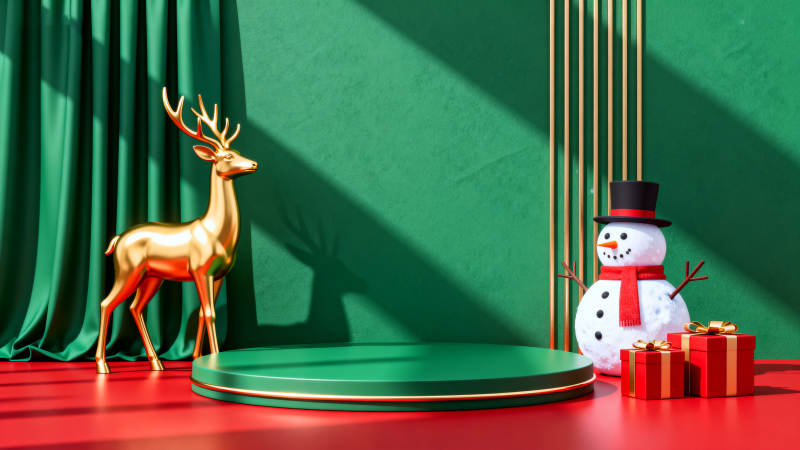 圣诞节场景设计展示图片