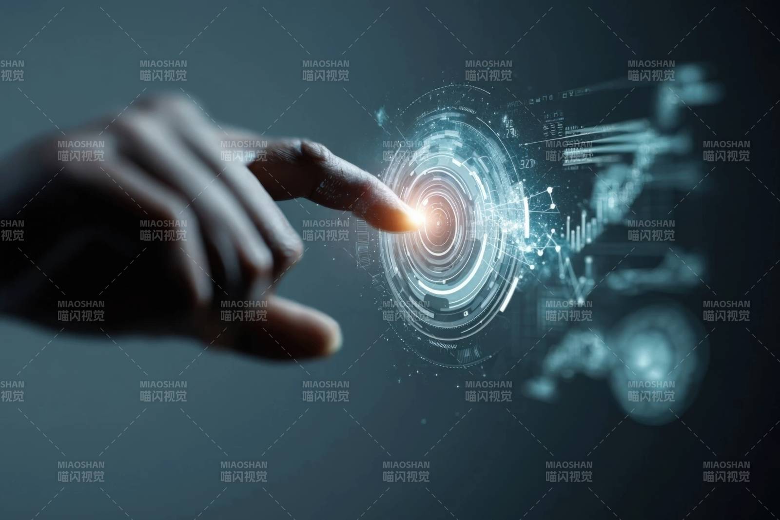 科技触控虚拟界面图片