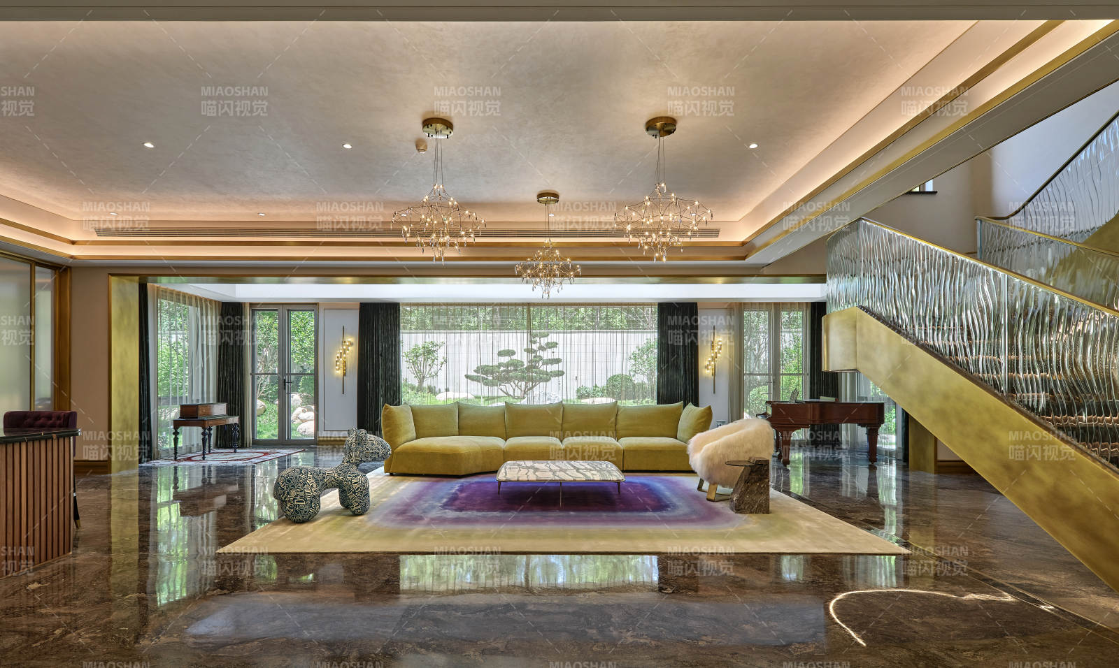 豪华现代客厅设计图片