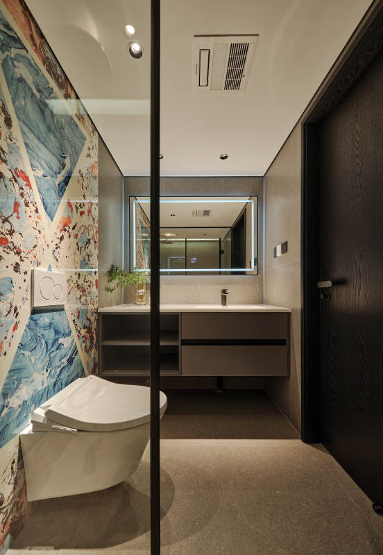 现代艺术浴室设计图片