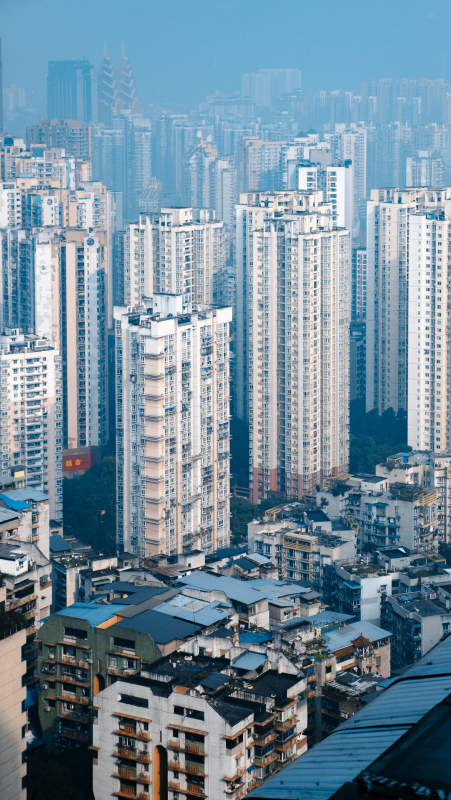 重庆南坪后堡城市高楼林立图片