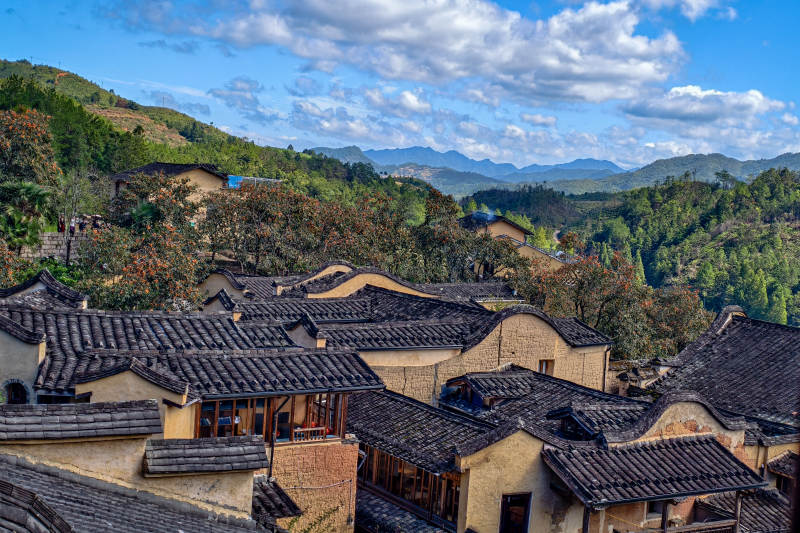 宁德四坪村古村落图片