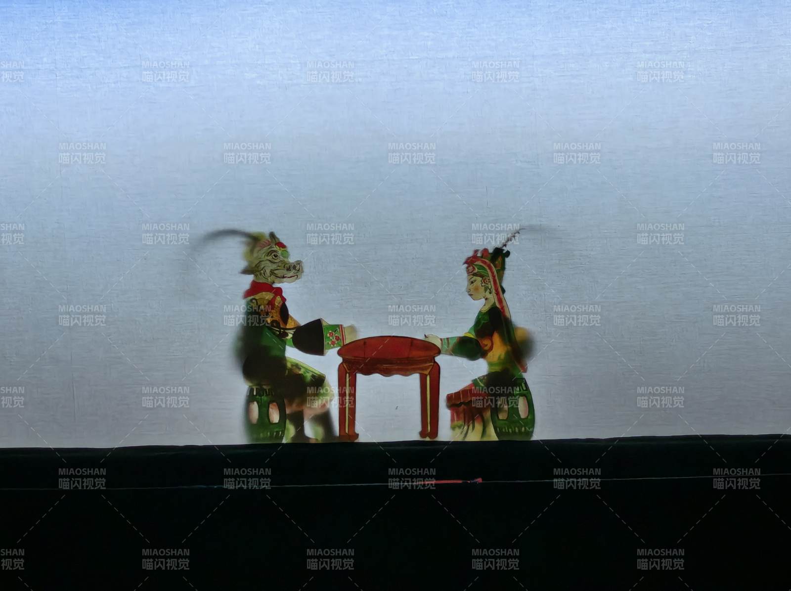 浙江海宁老硖石皮影戏图片