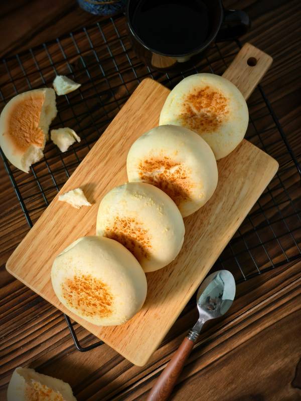 美味的豆乳包图片