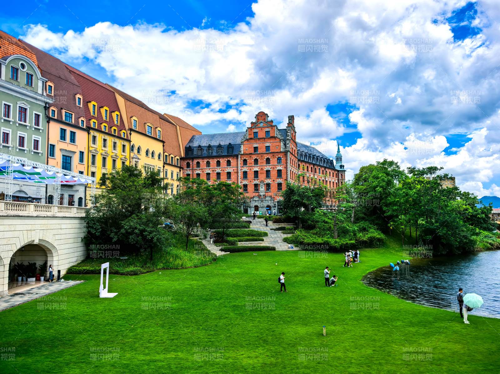 华为松山湖欧洲小镇图片