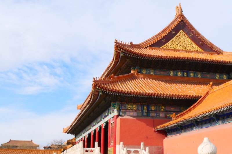 故宫金顶红墙～故宫图片