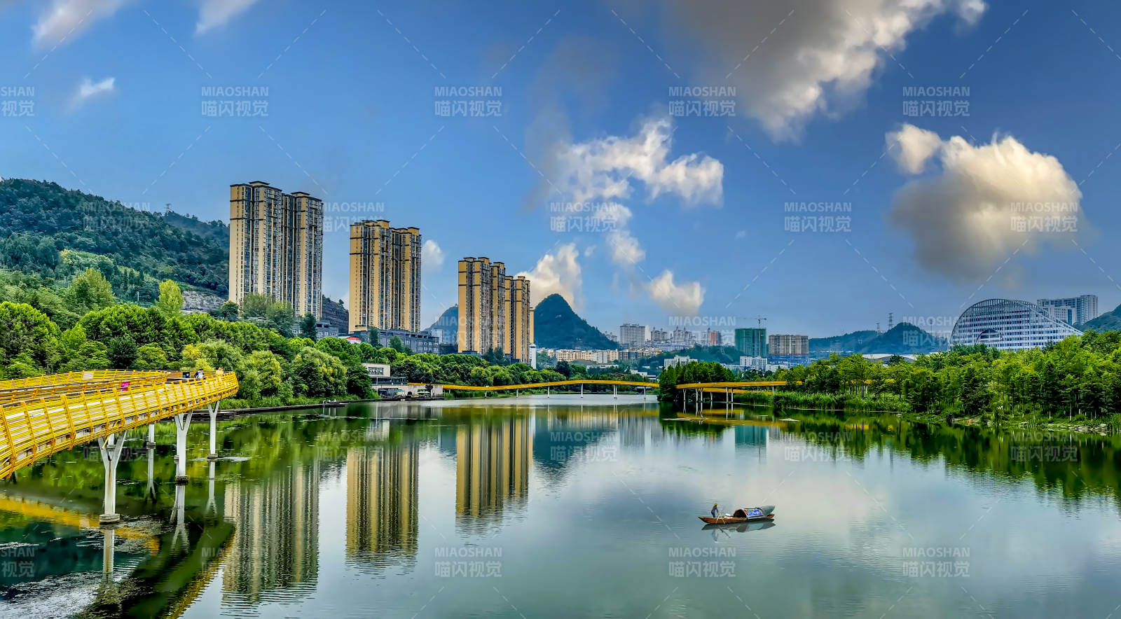 湖光山色（贵州六盘水）图片