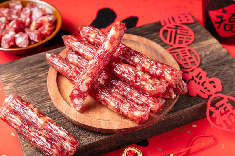 腊肠年味图片