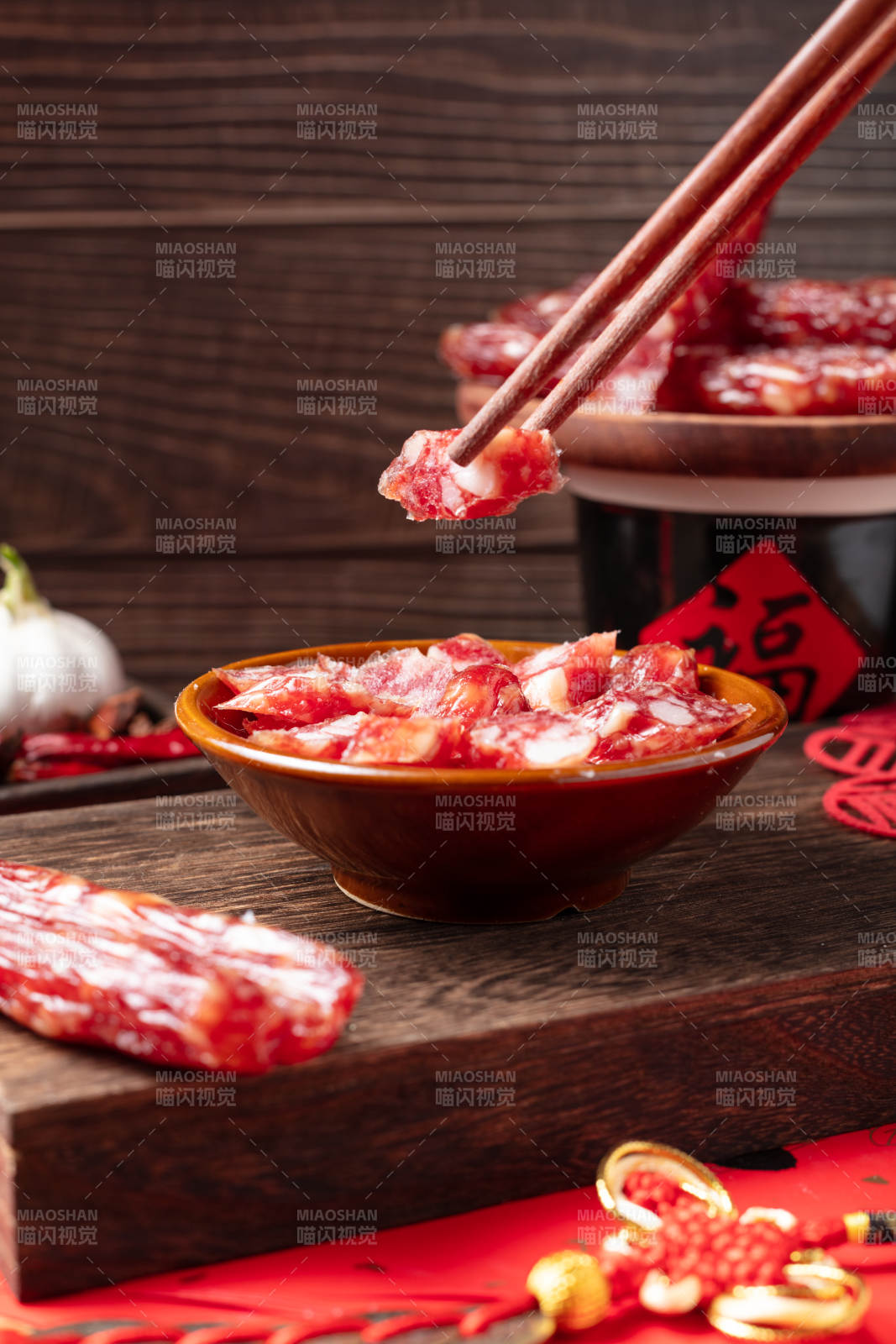 腊肠年味浓图片