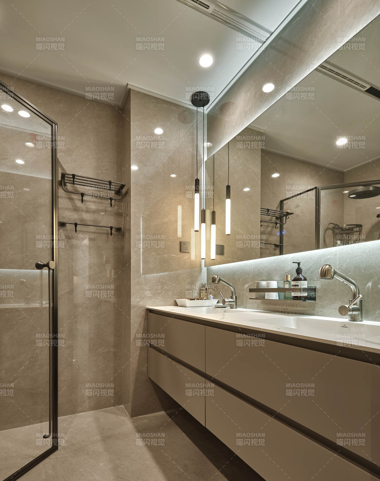 现代简约浴室设计图片