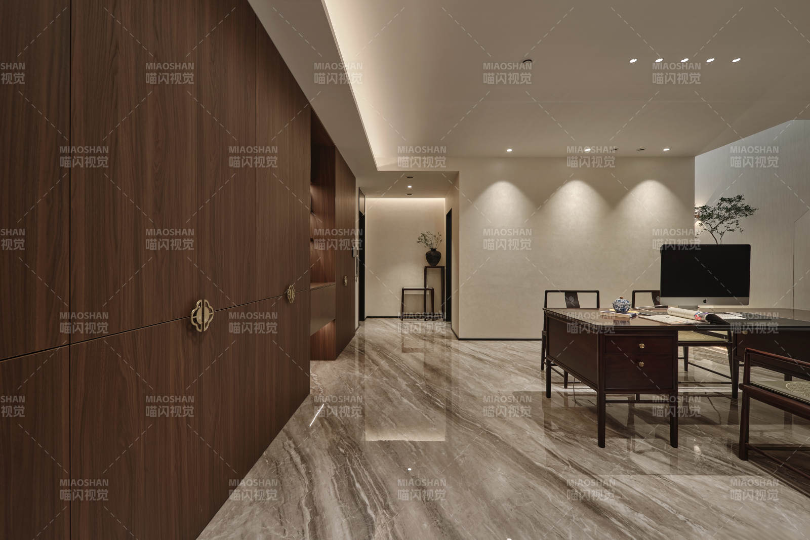 现代简约办公室图片