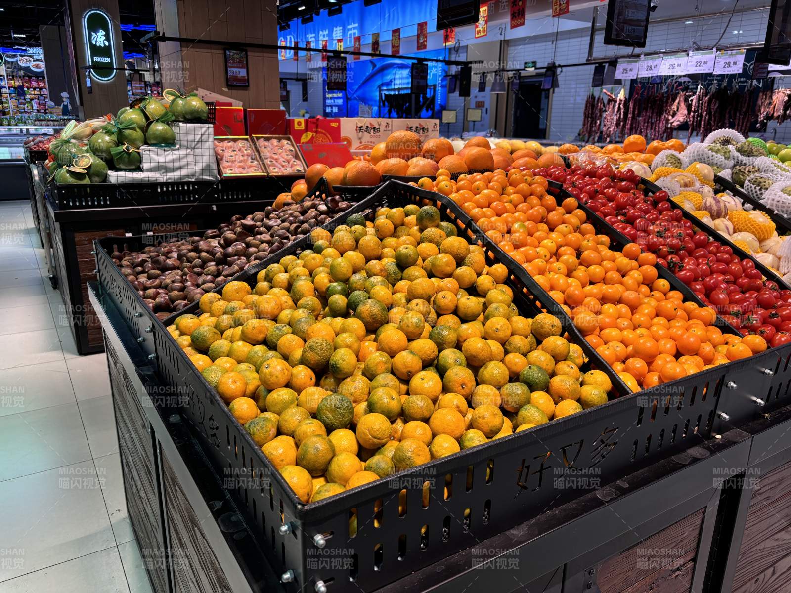 水果缤纷陈列图片