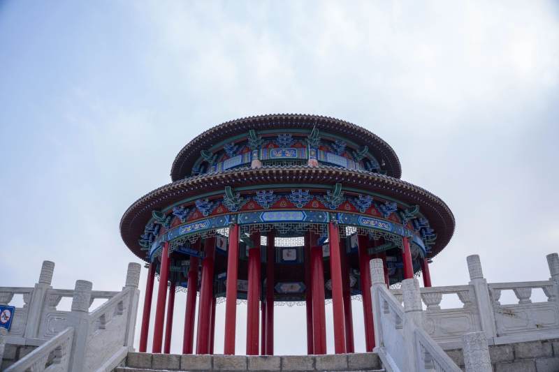 涞源县烟墩山烟墩亭图片