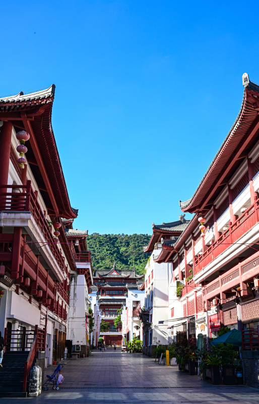 深圳文博宫古街古建筑景观图片