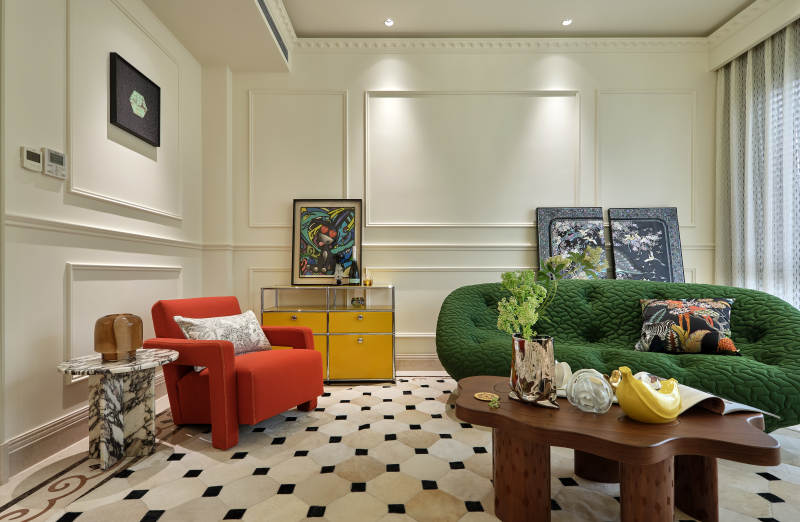 现代客厅艺术装饰图片