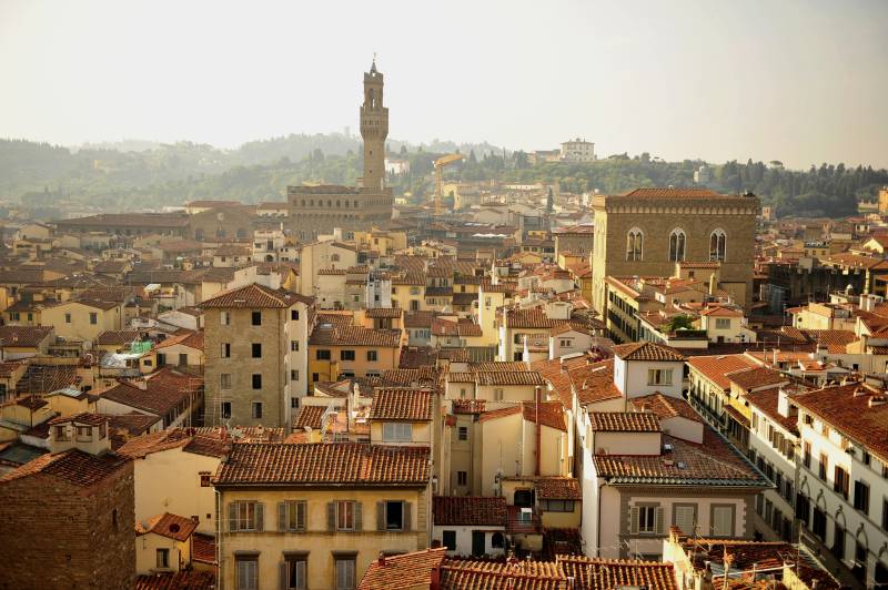 意大利托斯卡纳古城风光图片