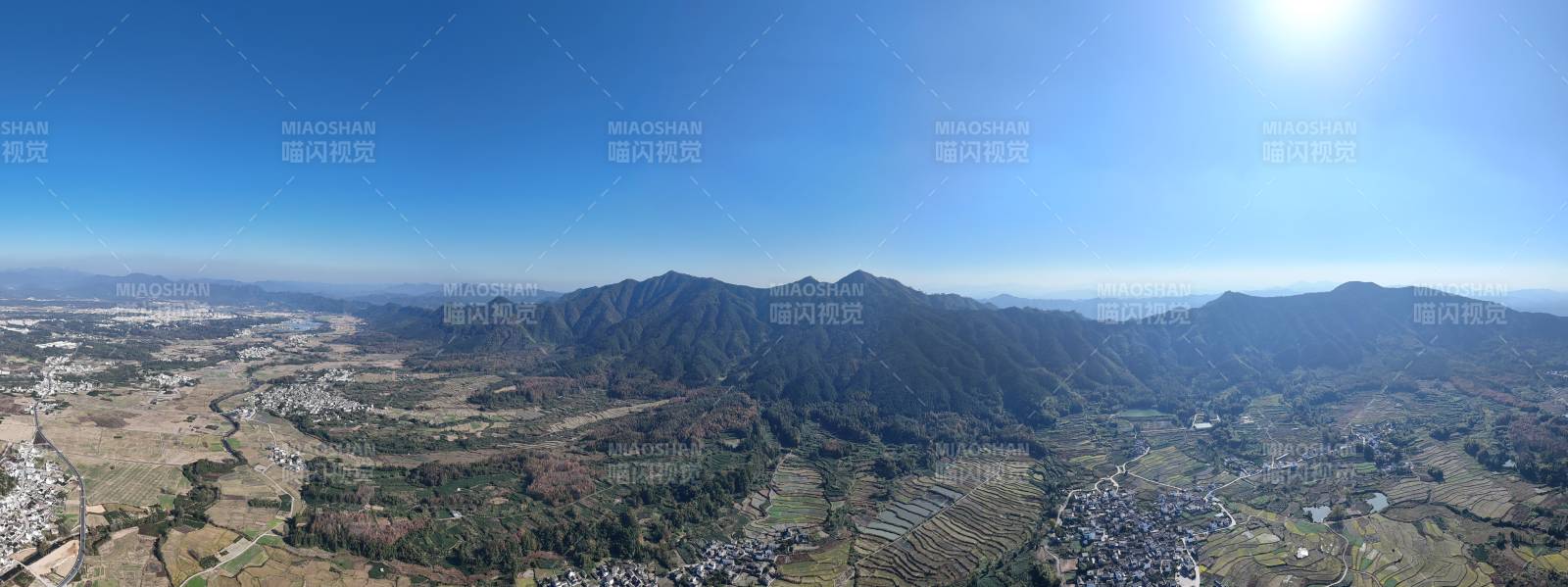 皖南山川壮丽风光图片