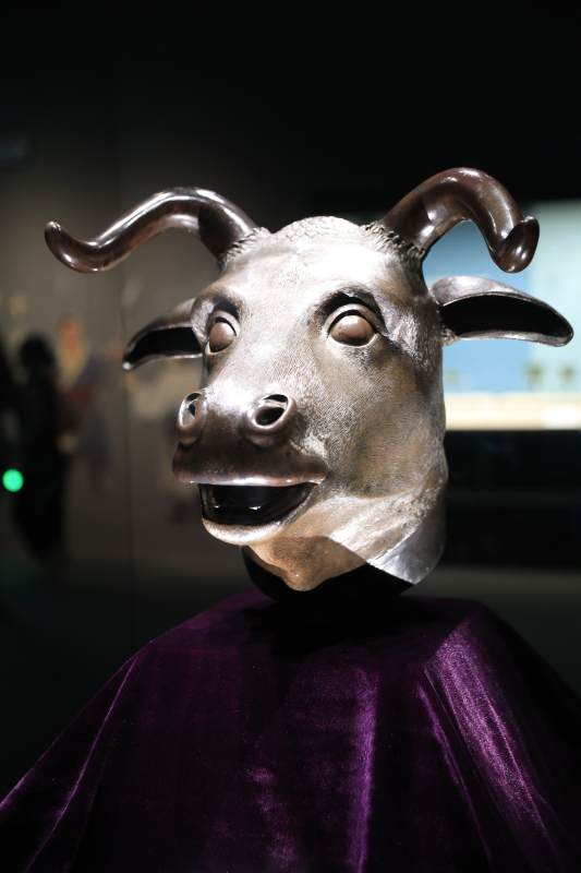 牛首面具展图片