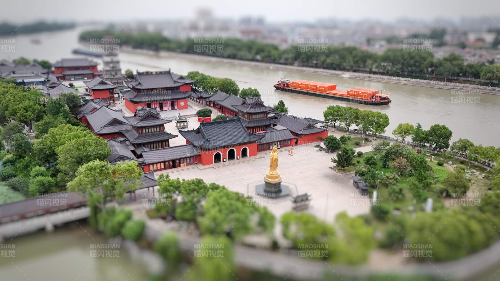 微缩镇国寺皇家园林风光图片