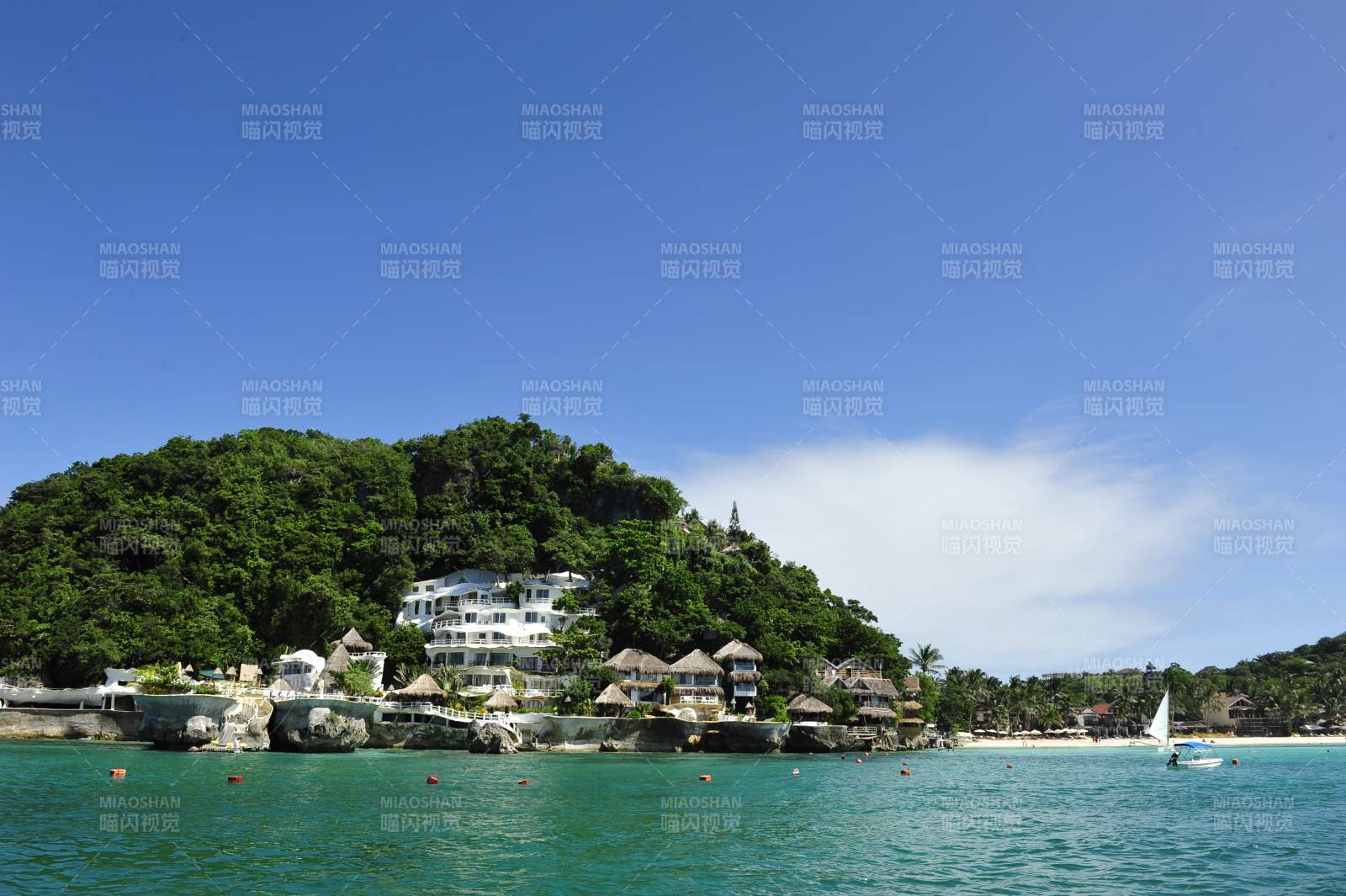 菲律宾长滩岛碧海青山度假村图片
