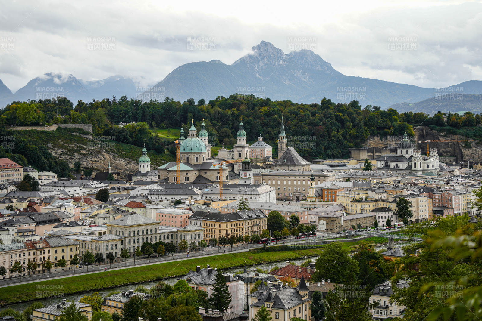 奥地利萨尔茨堡城市风光图片