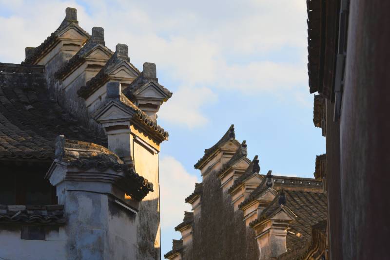 宁波鸣鹤古镇古建筑图片