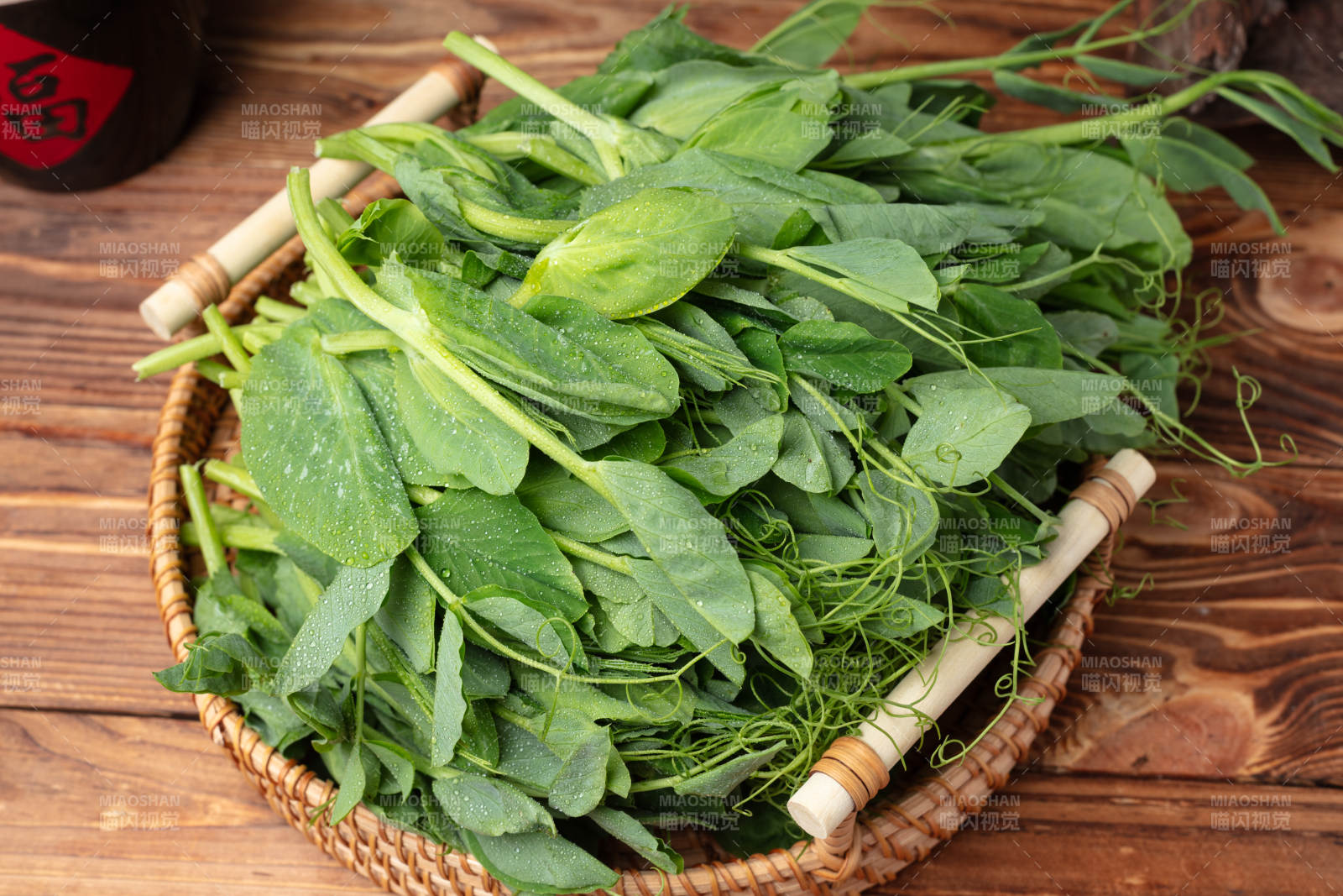 新鲜豌豆尖图片