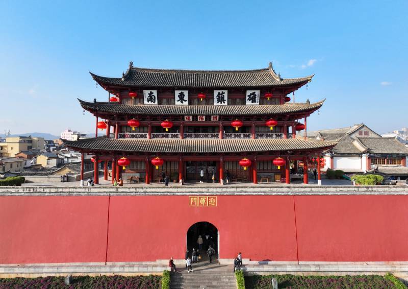 云南建水朝阳楼图片